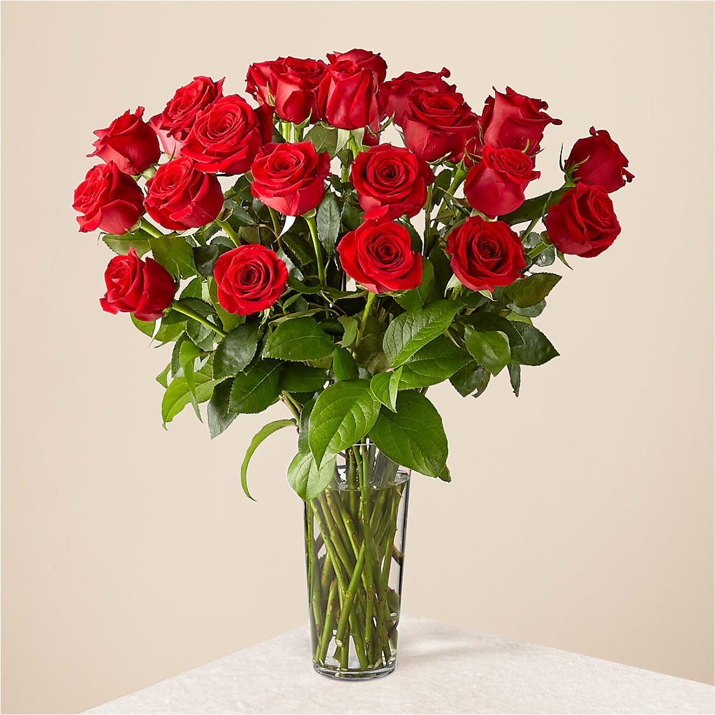 Long Stem Red Rose Bouquet – Maes Flower Shop, Ville Platte LA
