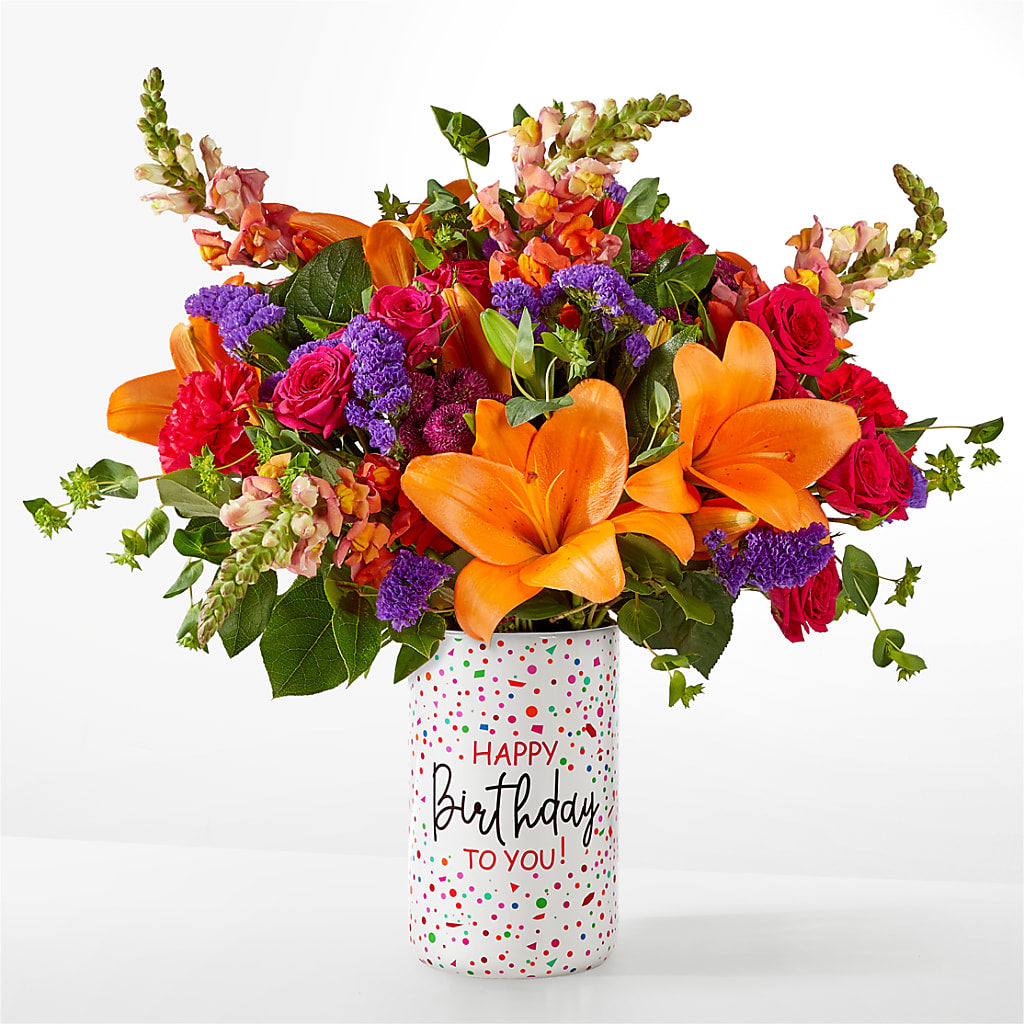 Birthday Palooza Bouquet – Maes Flower Shop, Ville Platte LA