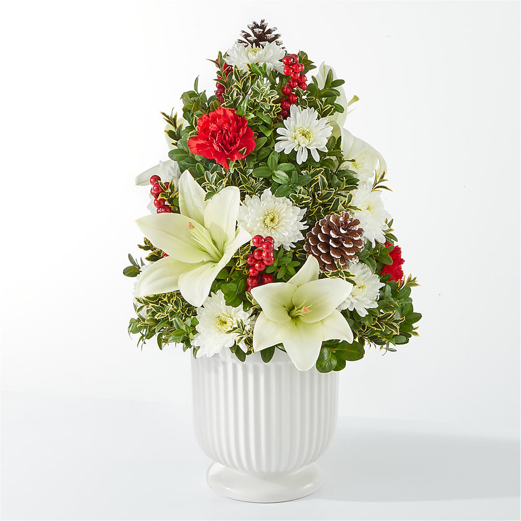 Festive Moments Tree – Maes Flower Shop, Ville Platte LA