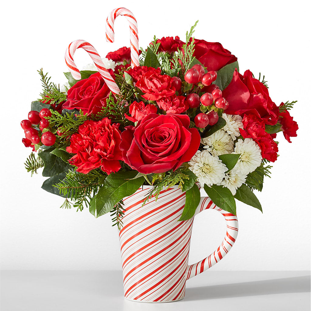 Peppermint Swirl Mug – Maes Flower Shop, Ville Platte LA
