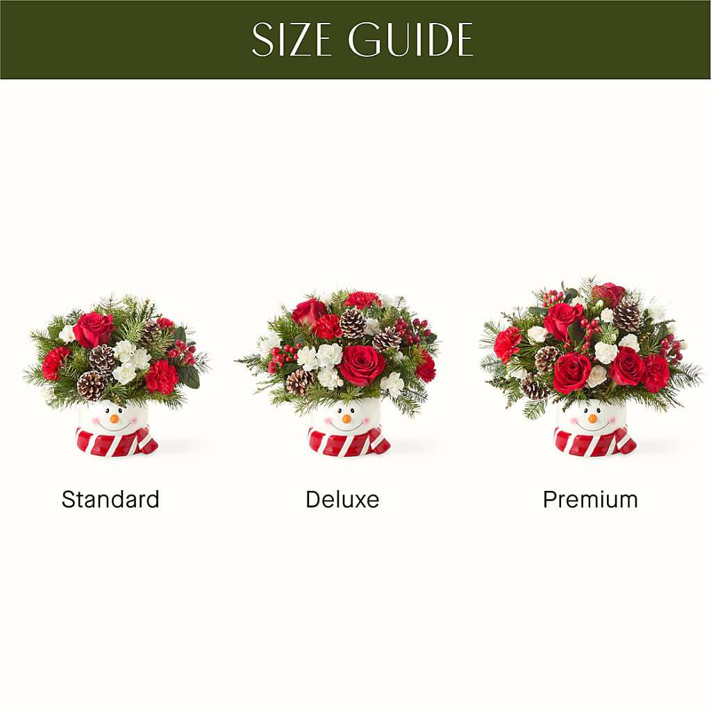 Jolly Snowman Bouquet – Maes Flower Shop, Ville Platte LA