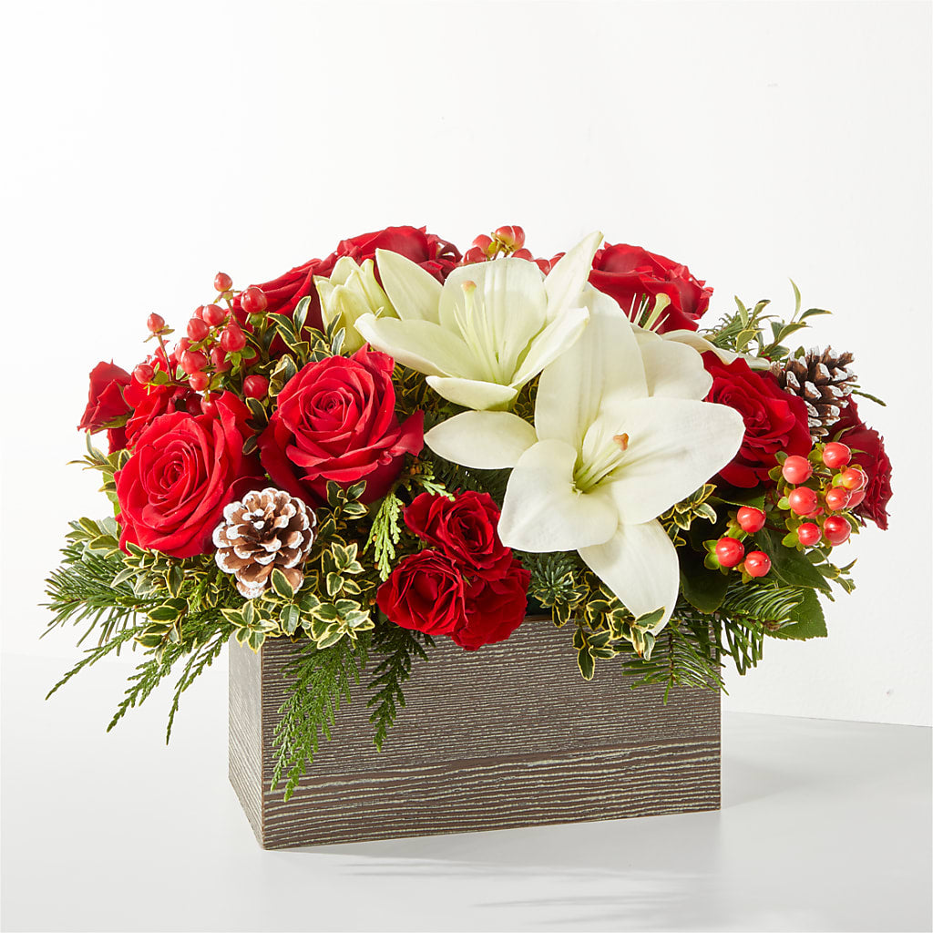 Snowy Wonderland Bouquet – Maes Flower Shop, Ville Platte LA