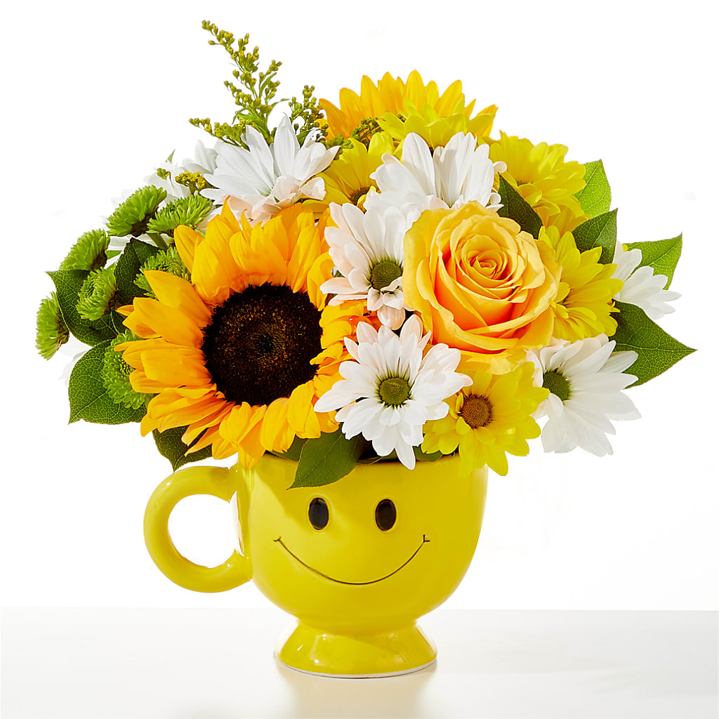 Be Happy Bouquet – Maes Flower Shop, Ville Platte LA