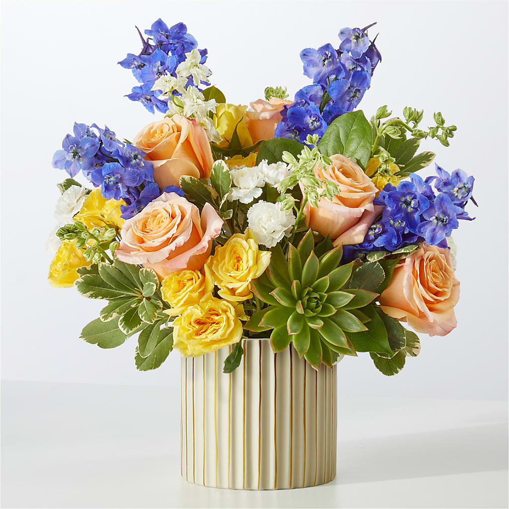 Cobalt Reverie Bouquet – Maes Flower Shop, Ville Platte LA