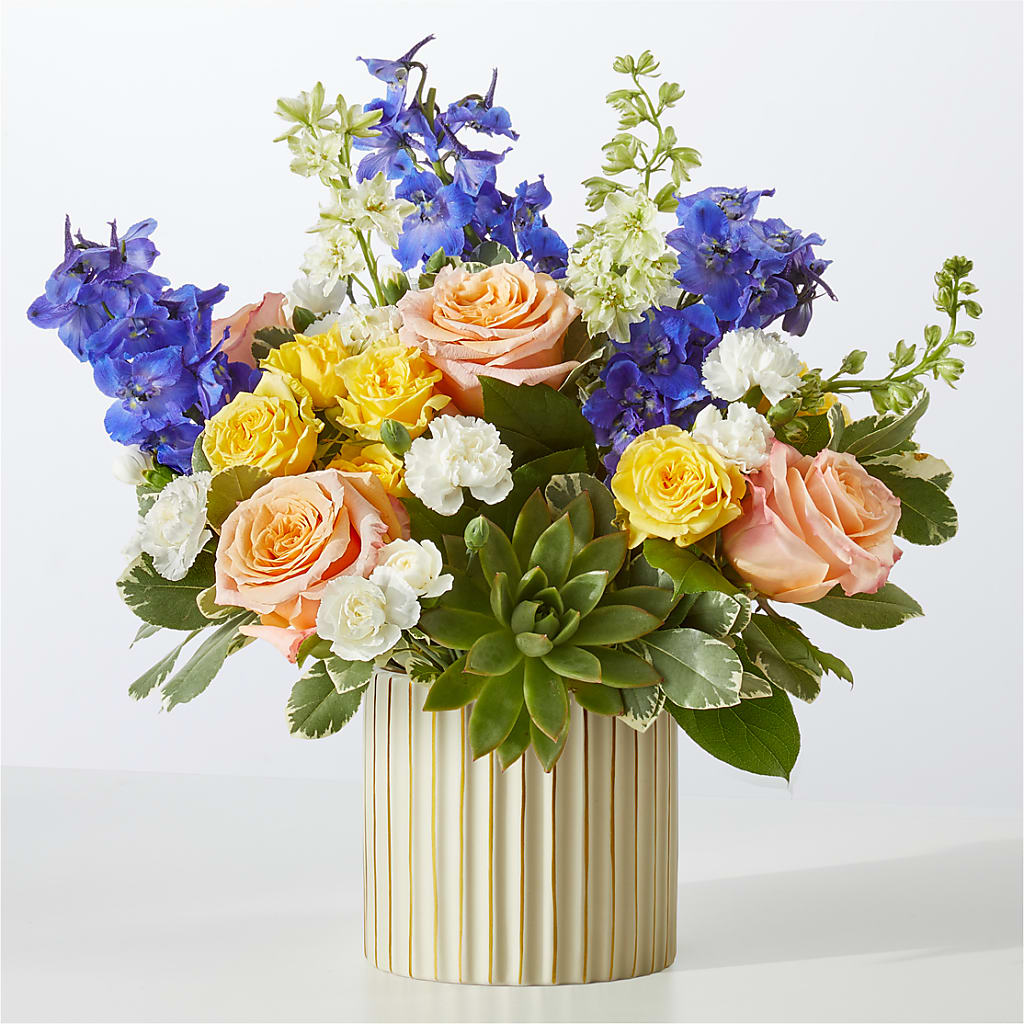 Cobalt Reverie Bouquet – Maes Flower Shop, Ville Platte LA