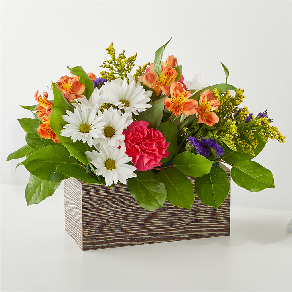 Oopsie Daisy Box Bouquet – Maes Flower Shop, Ville Platte LA