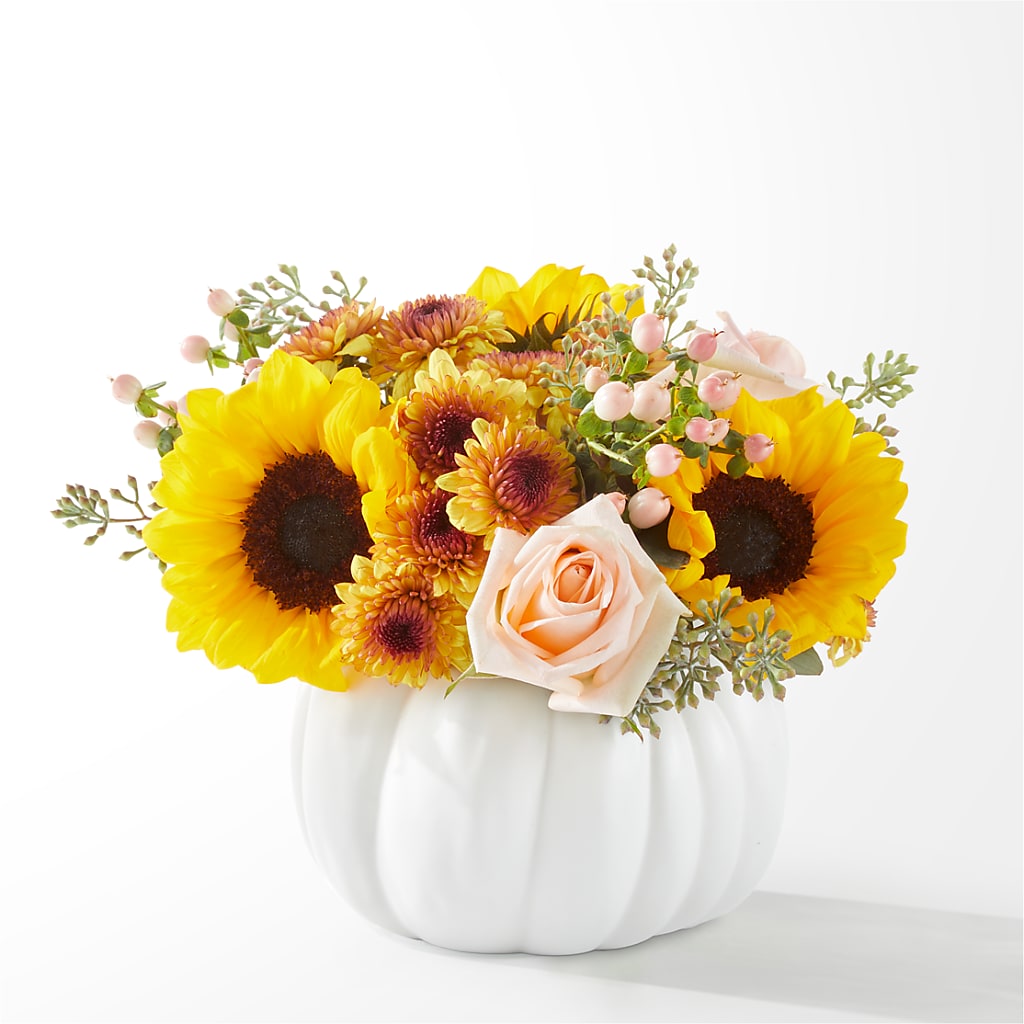 Pumpkin to Talk About Bouquet – Maes Flower Shop, Ville Platte LA