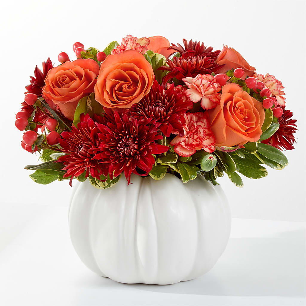 Autumn Air Pumpkin Bouquet – Maes Flower Shop, Ville Platte LA