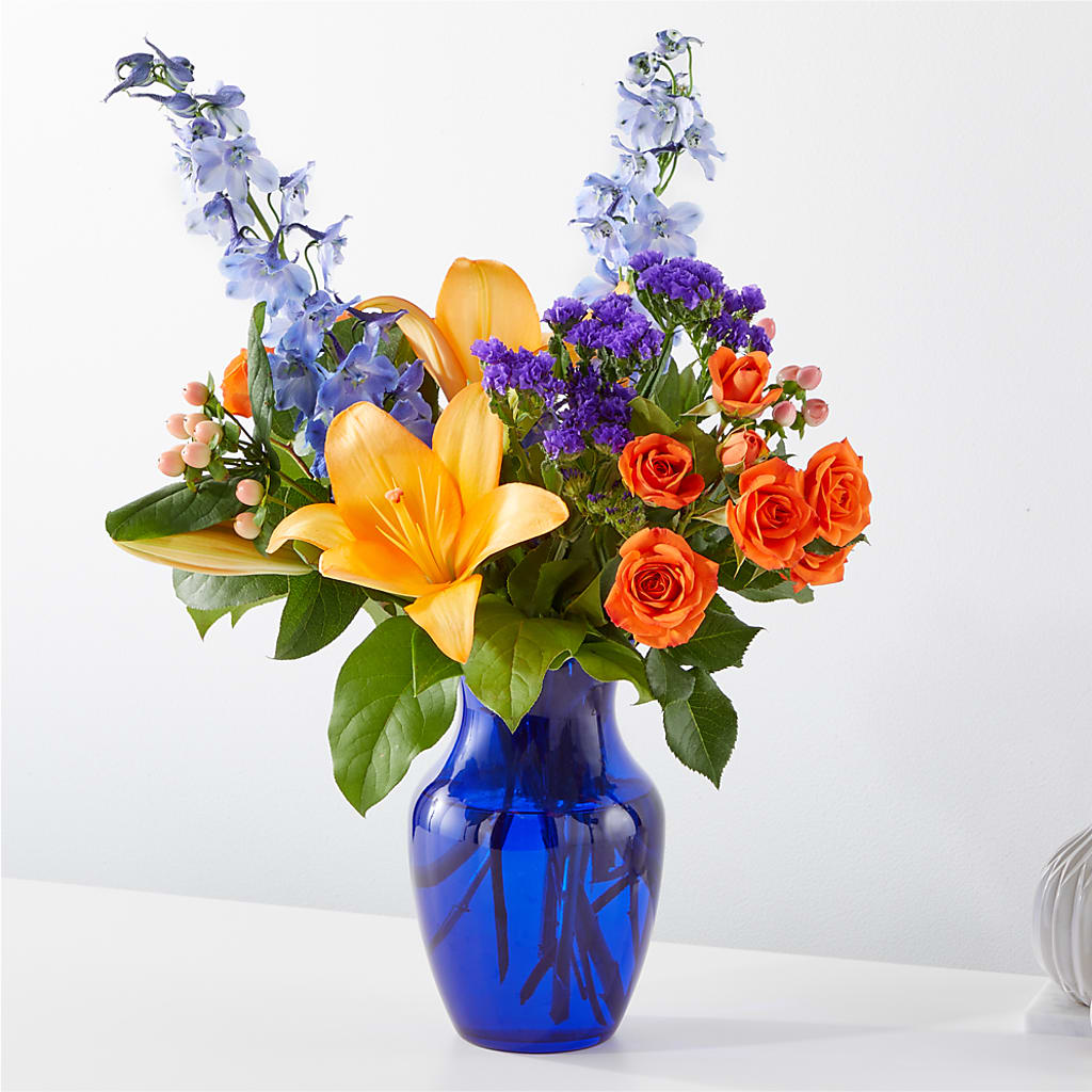 Radiant Citrus Bouquet – Maes Flower Shop, Ville Platte LA
