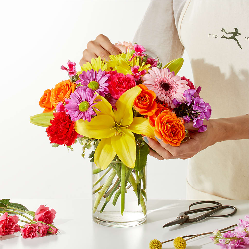 Cue the Confetti - A Florist Original – Maes Flower Shop, Ville Platte LA