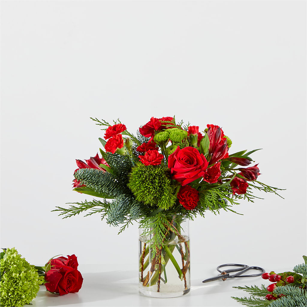 Merry Moment Bouquet – A Florist Original – Maes Flower Shop, Ville Platte LA