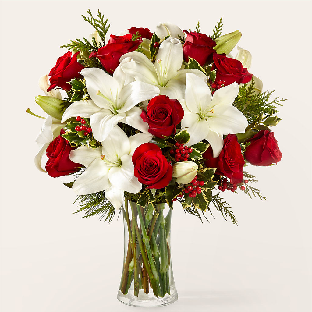 Sparkling Snowflakes Bouquet – Maes Flower Shop, Ville Platte LA