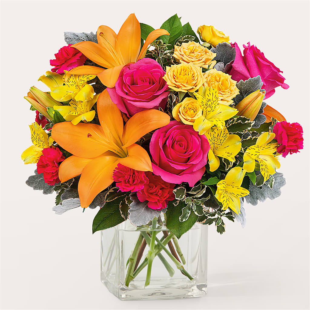 To the Tropics Bouquet – Maes Flower Shop, Ville Platte LA