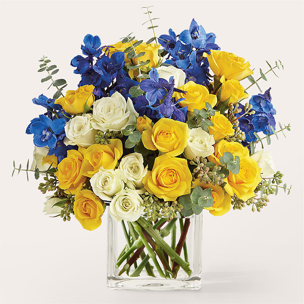 Sparkling Citrine Bouquet – Maes Flower Shop, Ville Platte LA