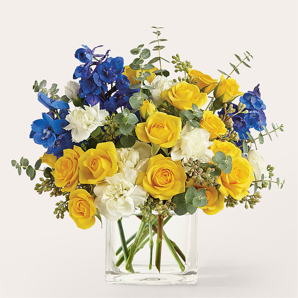 Sparkling Citrine Bouquet – Maes Flower Shop, Ville Platte LA