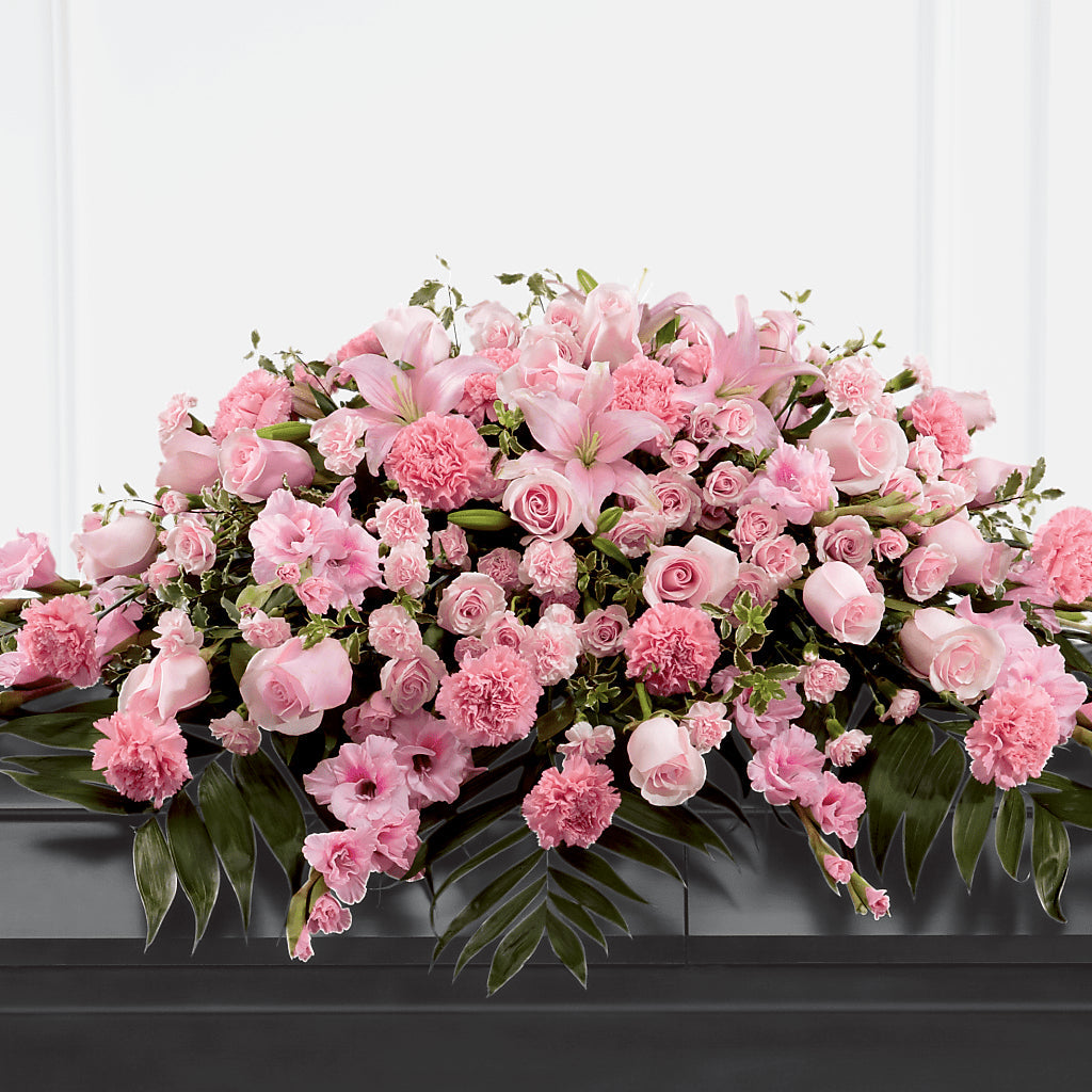 Garden of Comfort Casket Spray (Standard) – Maes Flower Shop, Ville Platte LA