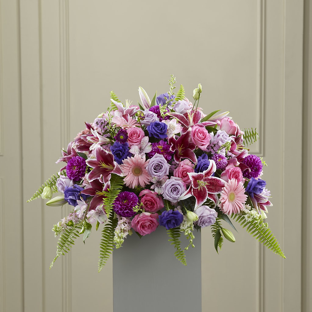 Fare Thee Well Pedestal – Maes Flower Shop, Ville Platte LA