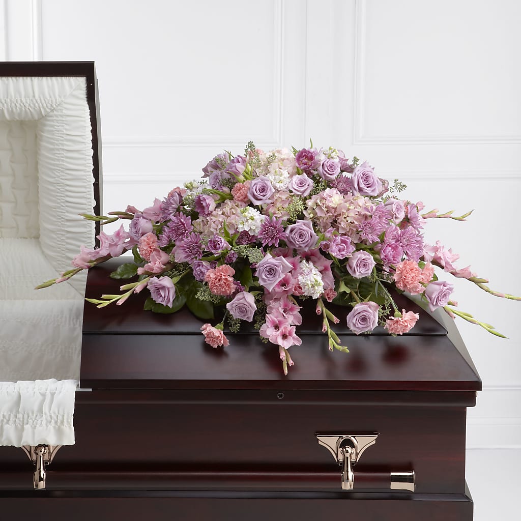 Immorata Casket Spray – Maes Flower Shop, Ville Platte LA