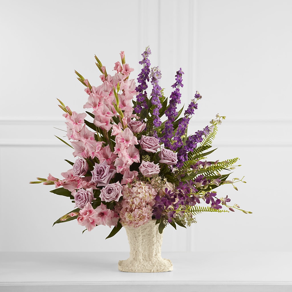 Flowing Garden Arrangement – Maes Flower Shop, Ville Platte LA