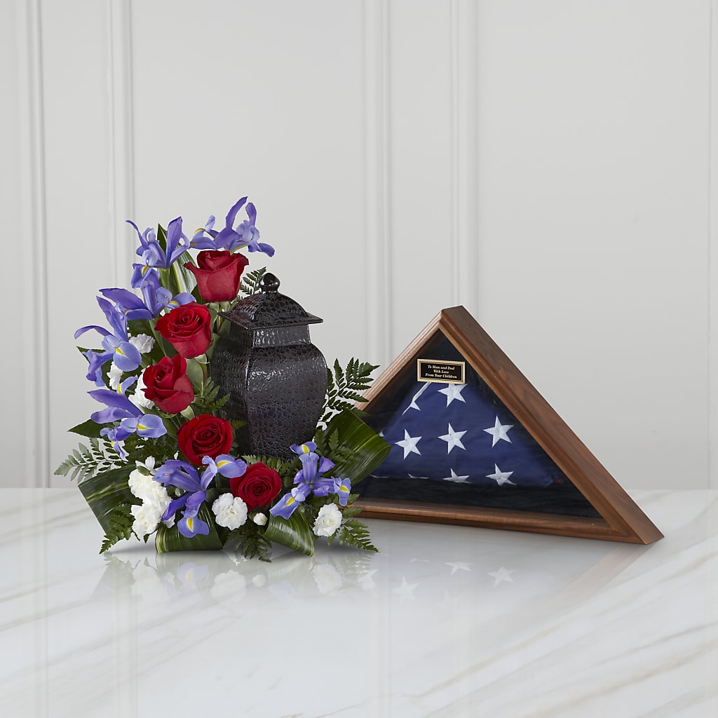 Patriotic Tribute Arrangement – Maes Flower Shop, Ville Platte LA