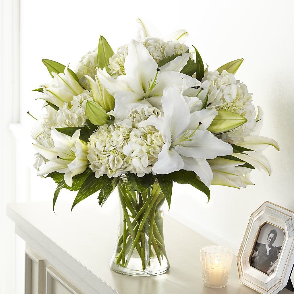 Compassionate Lily Bouquet – Maes Flower Shop, Ville Platte LA