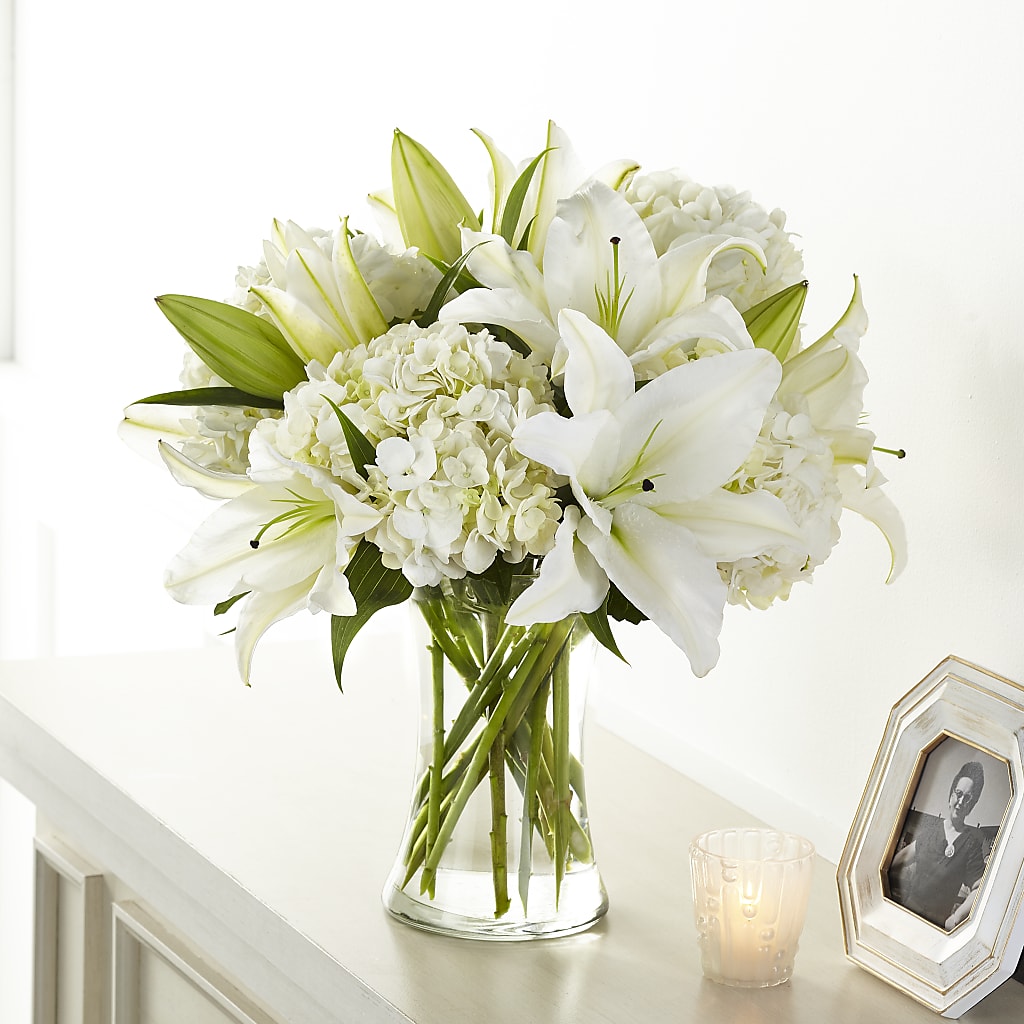 Compassionate Lily Bouquet – Maes Flower Shop, Ville Platte LA