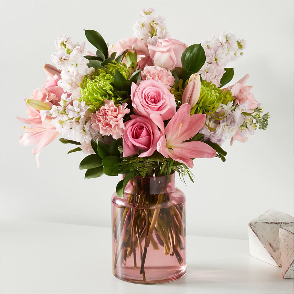 Pretty in Pink Bouquet – Maes Flower Shop, Ville Platte LA