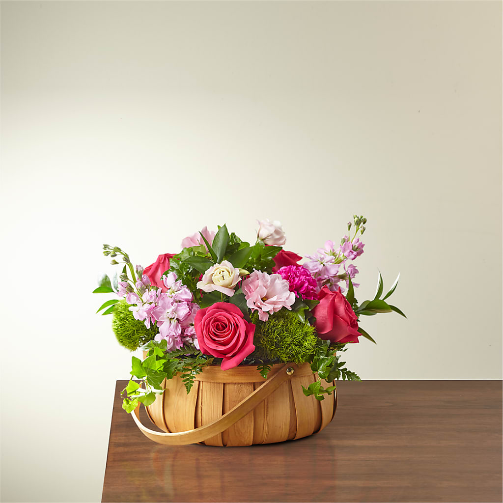 Radiance in Bloom Basket – Maes Flower Shop, Ville Platte LA