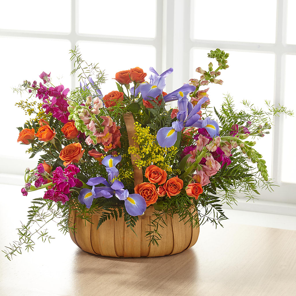 Garden of Life Basket – Maes Flower Shop, Ville Platte LA