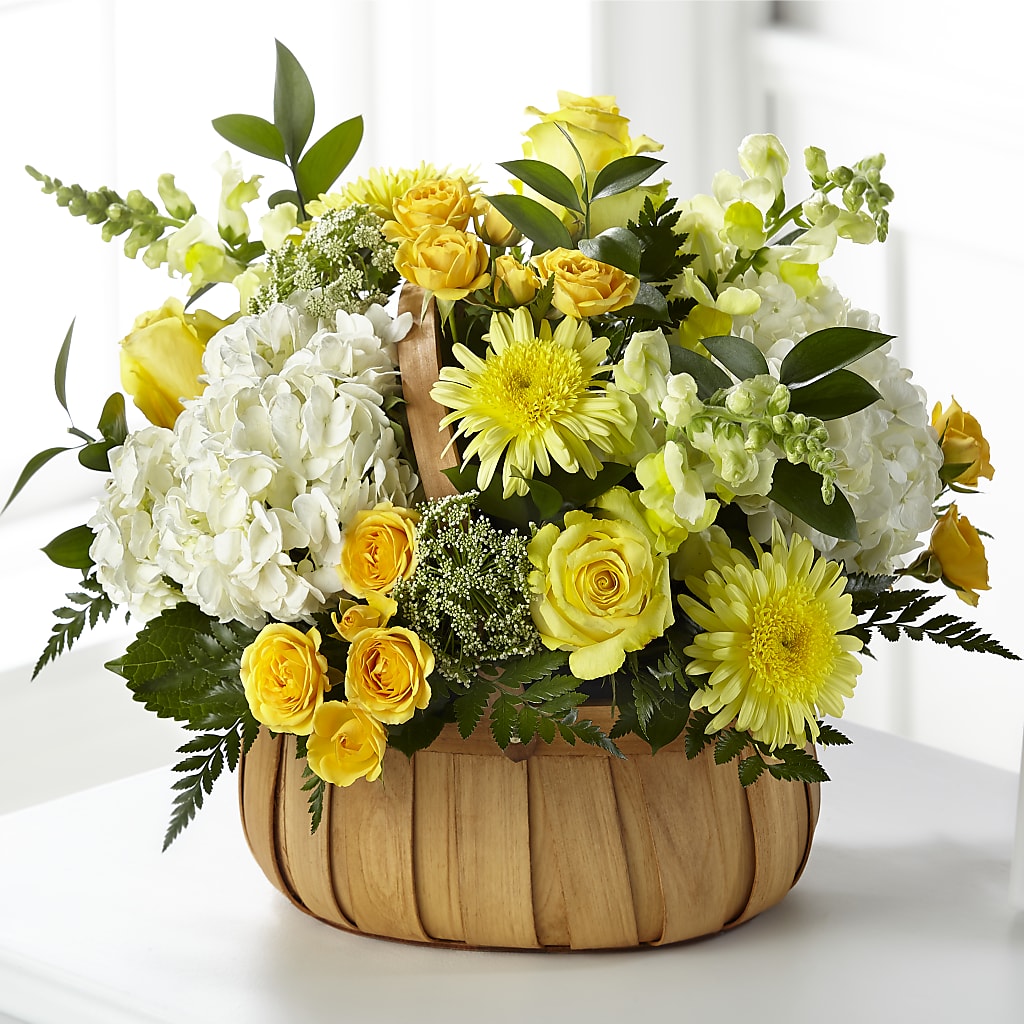 Rustic Remembrance Basket – Maes Flower Shop, Ville Platte LA