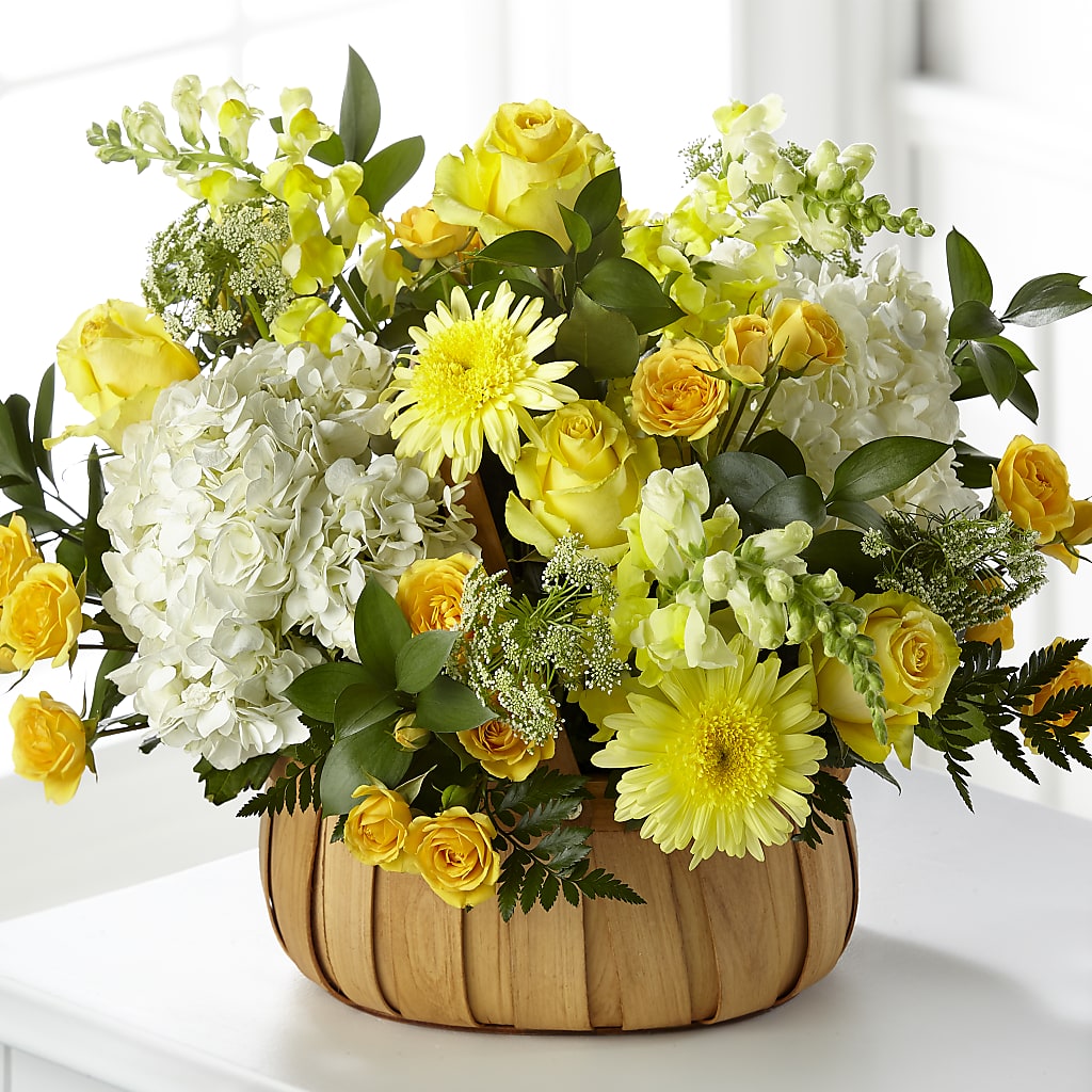 Rustic Remembrance Basket – Maes Flower Shop, Ville Platte LA