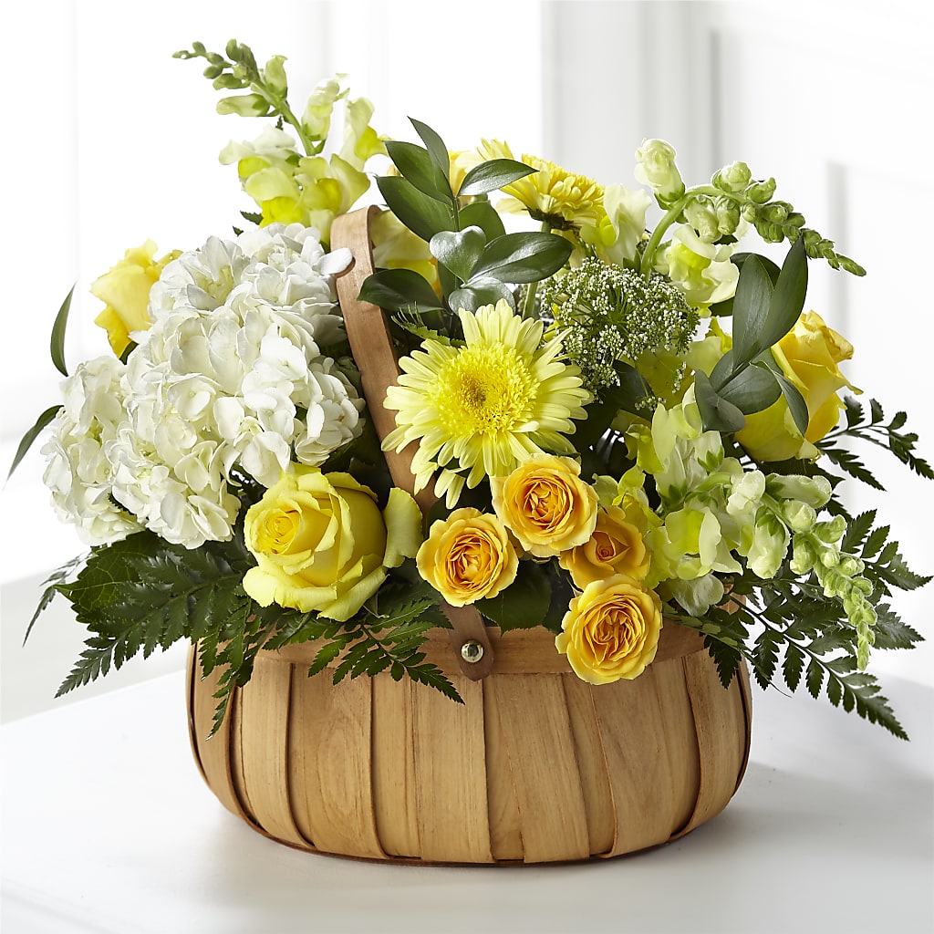 Rustic Remembrance Basket – Maes Flower Shop, Ville Platte LA