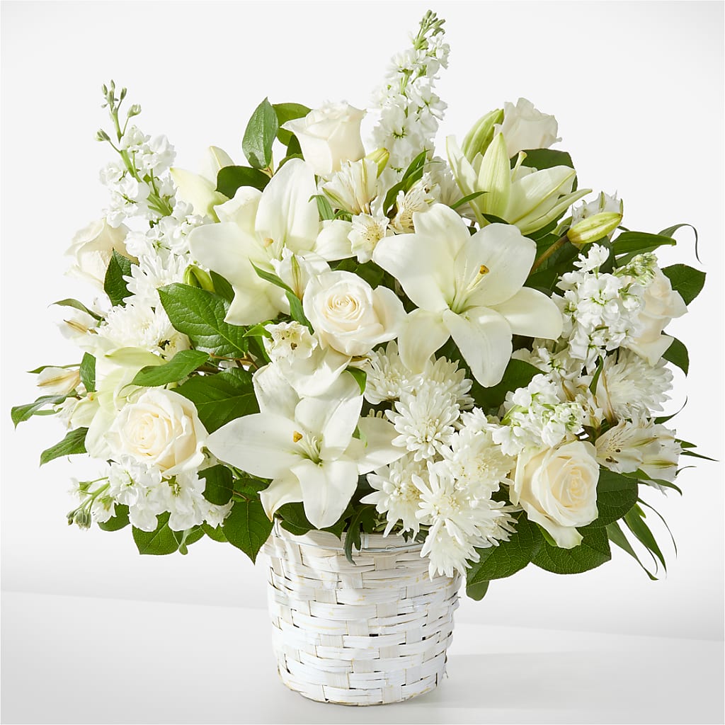 Peaceful Reflections Arrangement – Maes Flower Shop, Ville Platte LA