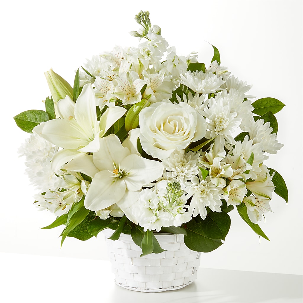 Peaceful Reflections Arrangement – Maes Flower Shop, Ville Platte LA