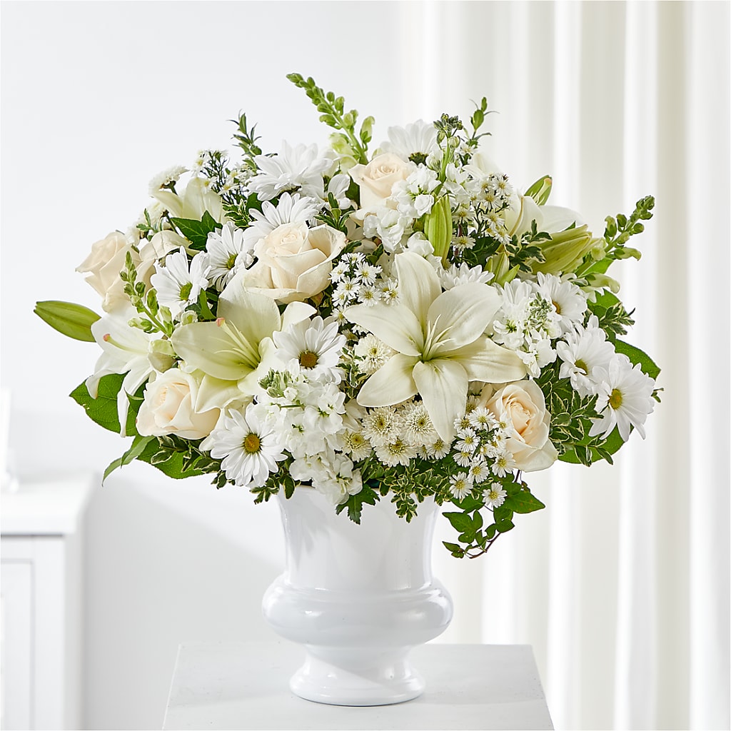 Uplifting Urn Arrangement – Maes Flower Shop, Ville Platte LA