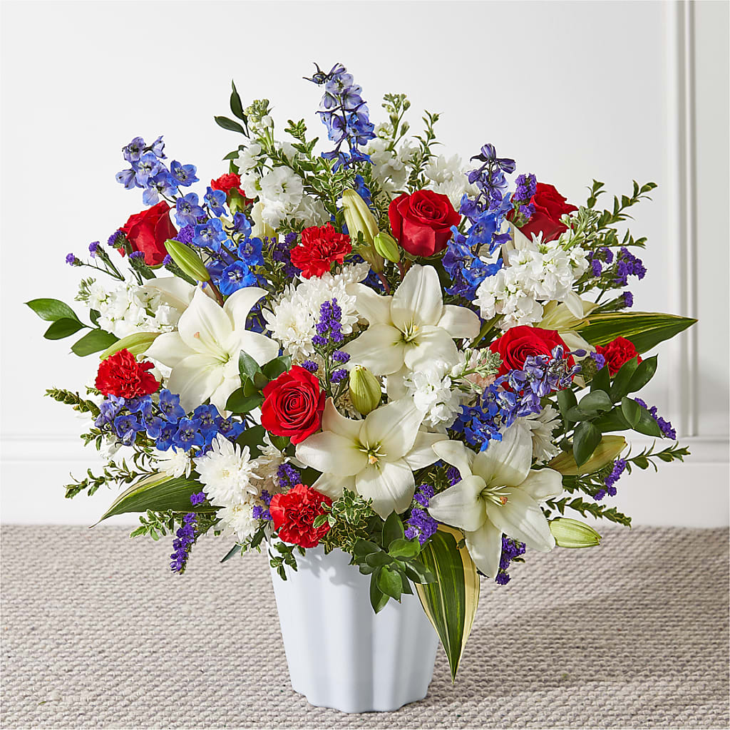 Consoled Floor Basket – Maes Flower Shop, Ville Platte LA