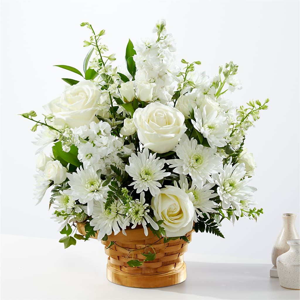 Heartfelt Condolences Arrangement – Maes Flower Shop, Ville Platte LA