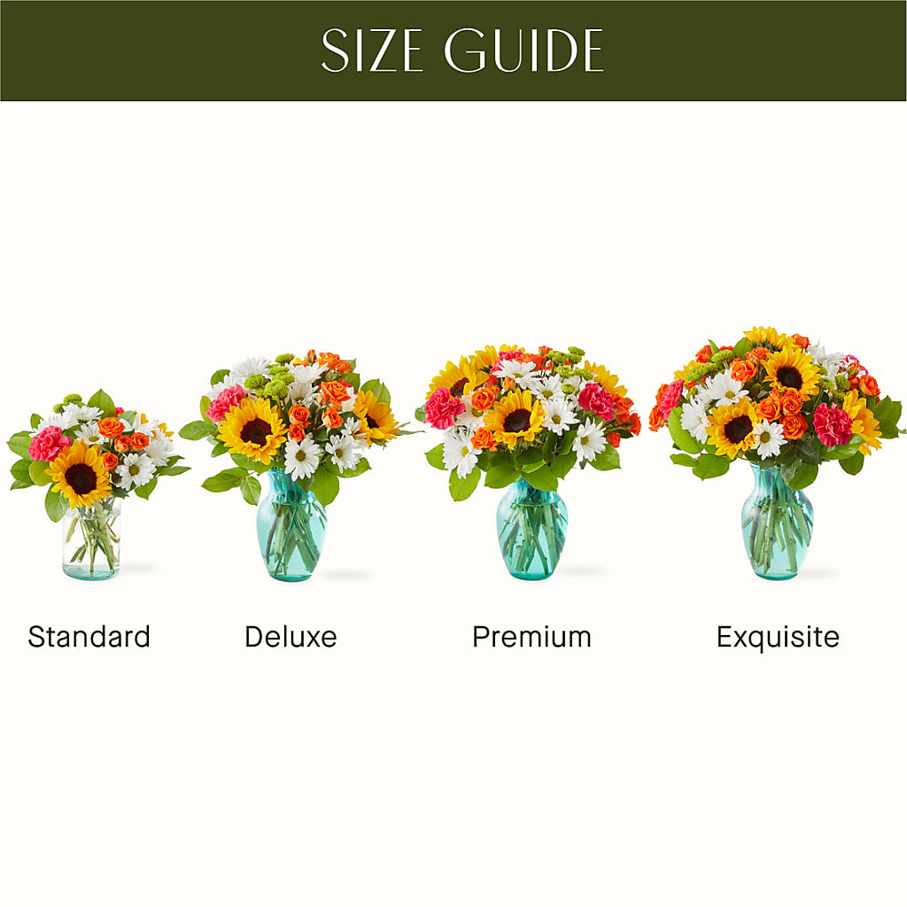 Sun-drenched Blooms Bouquet – Maes Flower Shop, Ville Platte LA