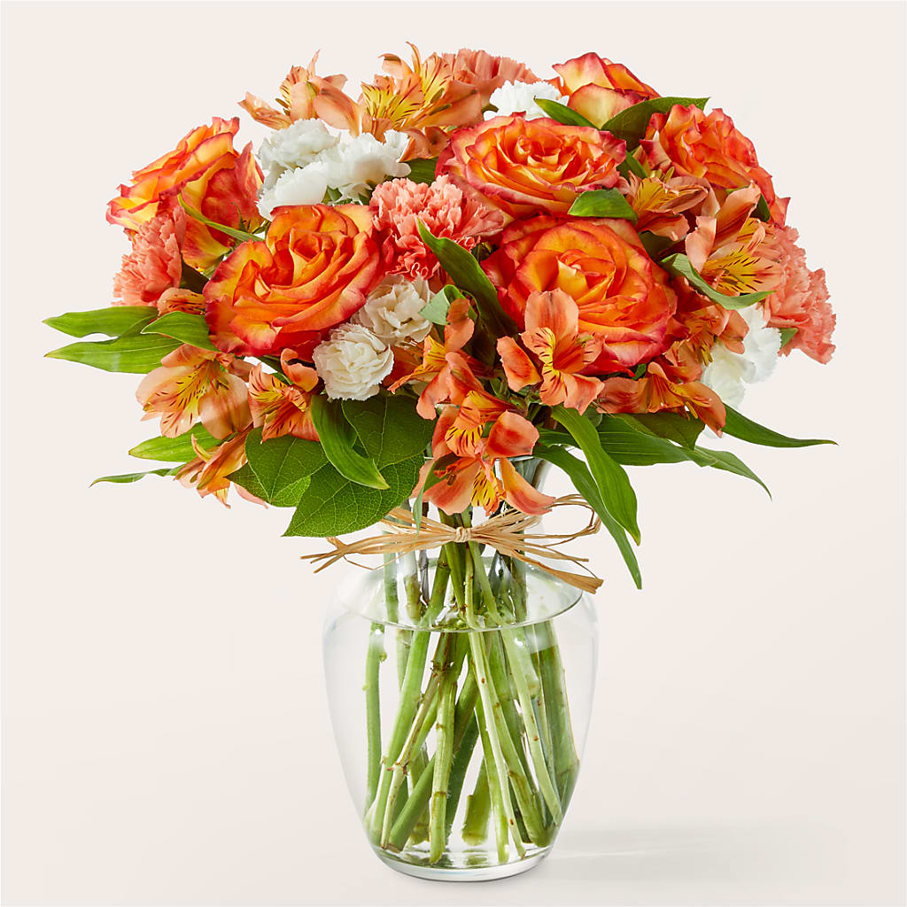 Apricot Glow Bouquet – Maes Flower Shop, Ville Platte LA