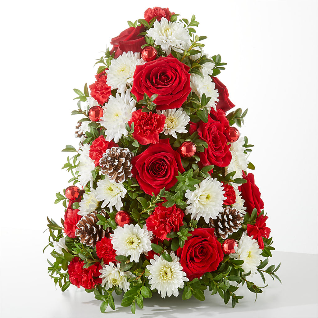 Let It Snow Tree – Maes Flower Shop, Ville Platte LA
