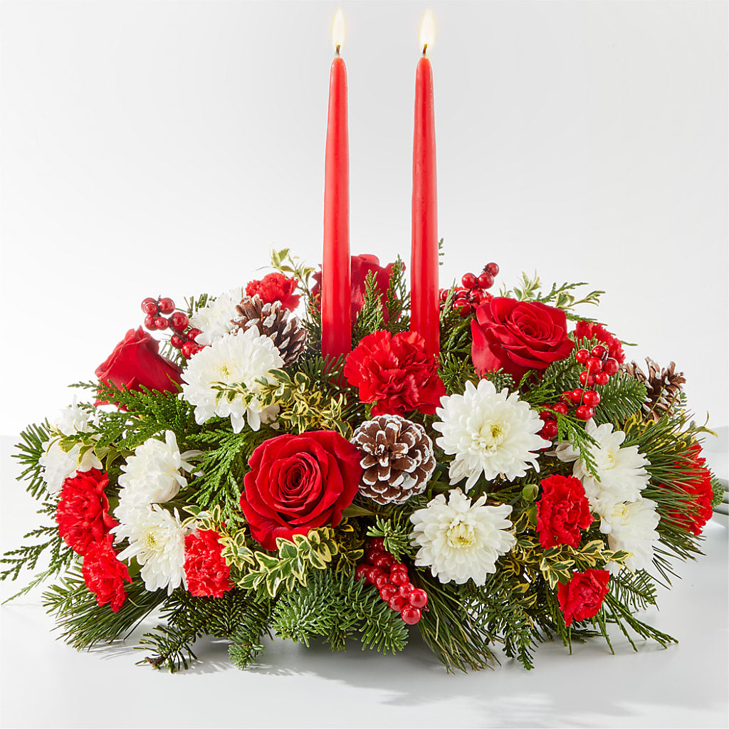 Holiday Soiree Centerpiece – Maes Flower Shop, Ville Platte LA