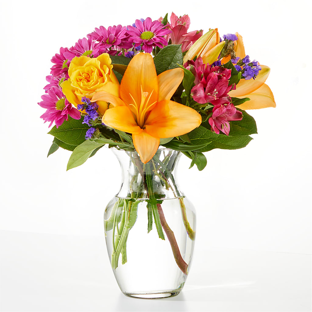 Colorful Visions Bouquet – Maes Flower Shop, Ville Platte LA