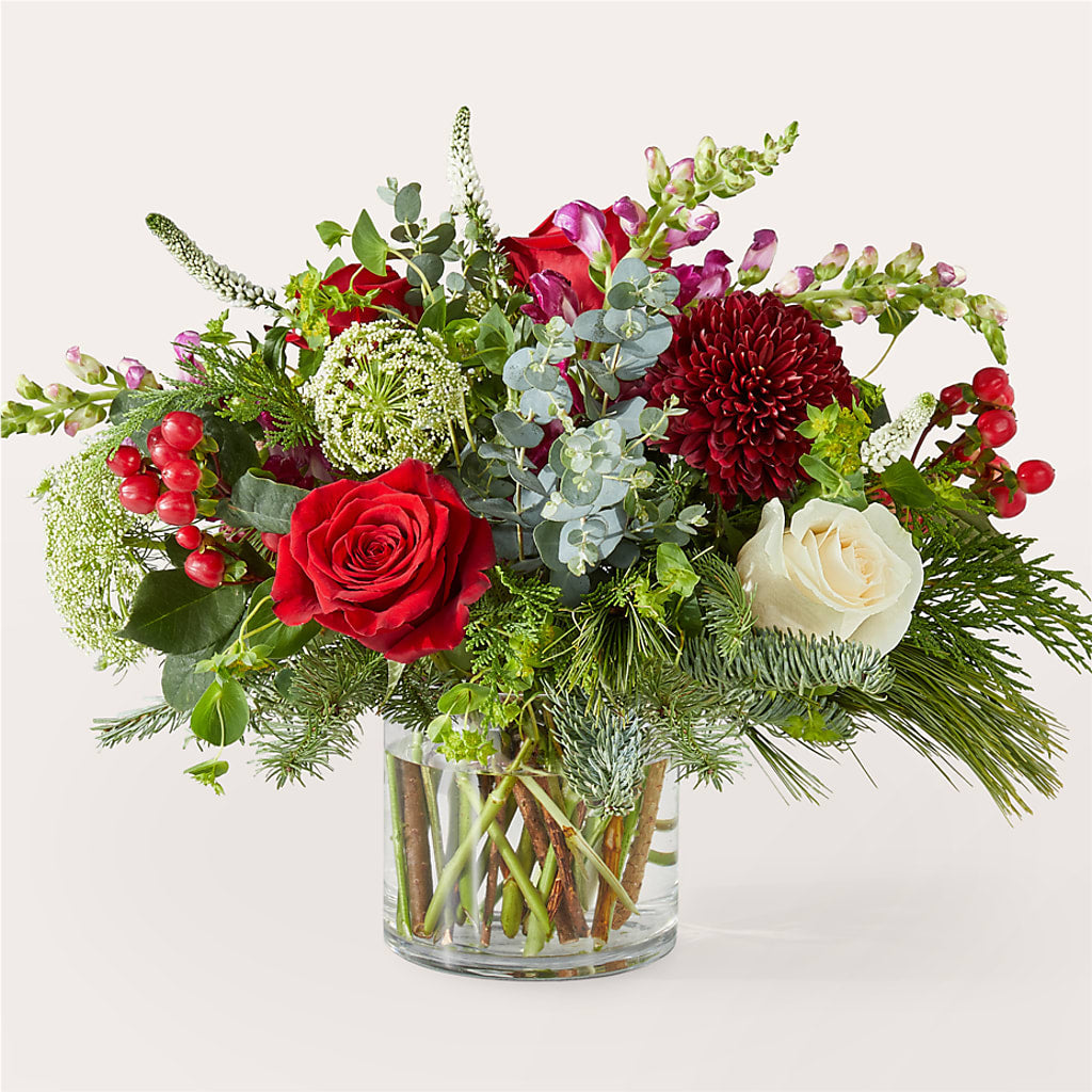 Cranberry Fizz Bouquet – Maes Flower Shop, Ville Platte LA