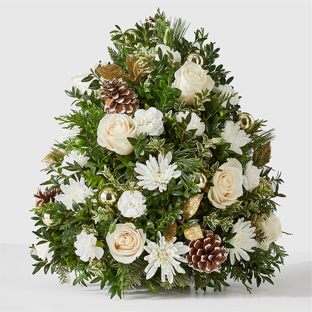 Snowed In Tree – Maes Flower Shop, Ville Platte LA
