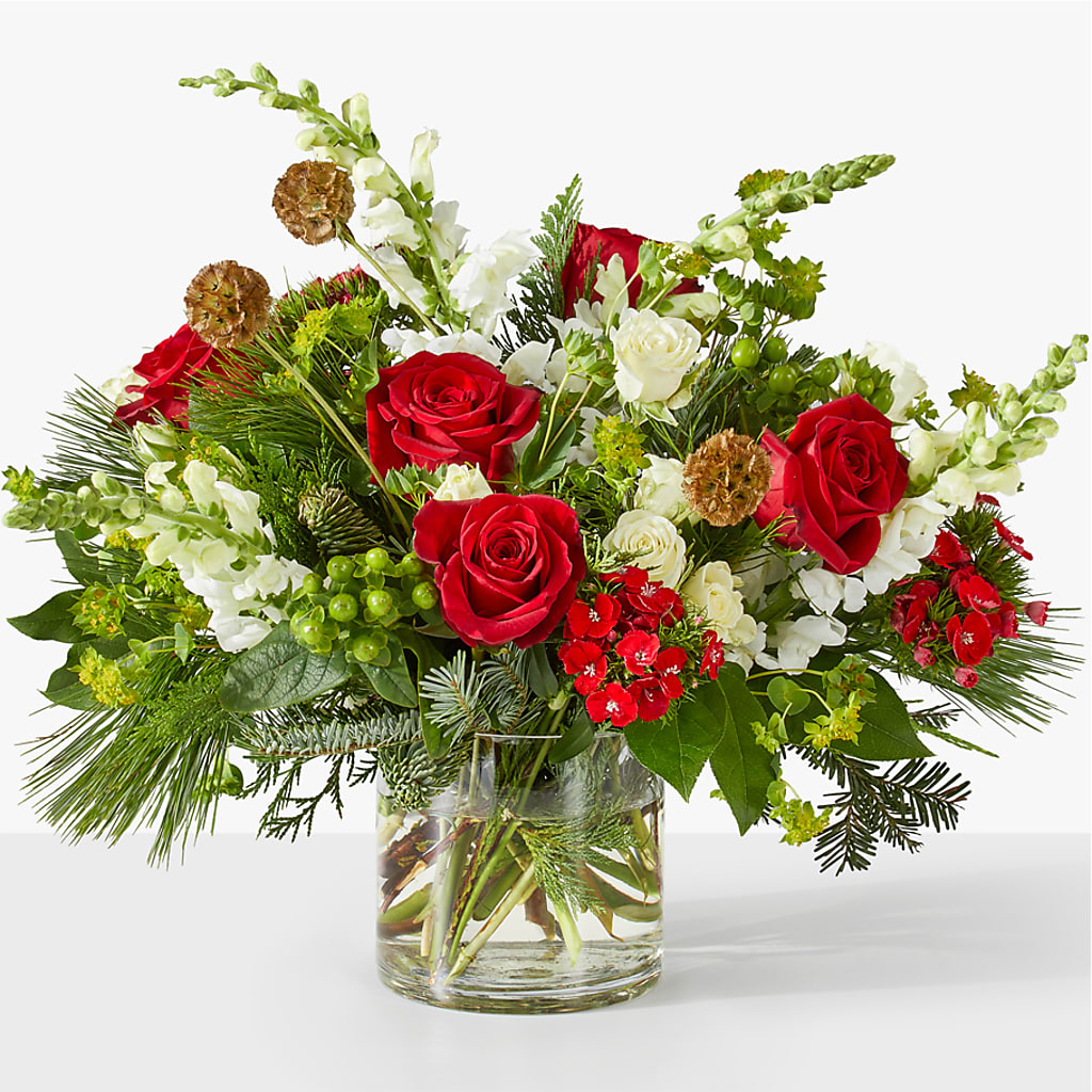 Deck the Halls Bouquet – Maes Flower Shop, Ville Platte LA