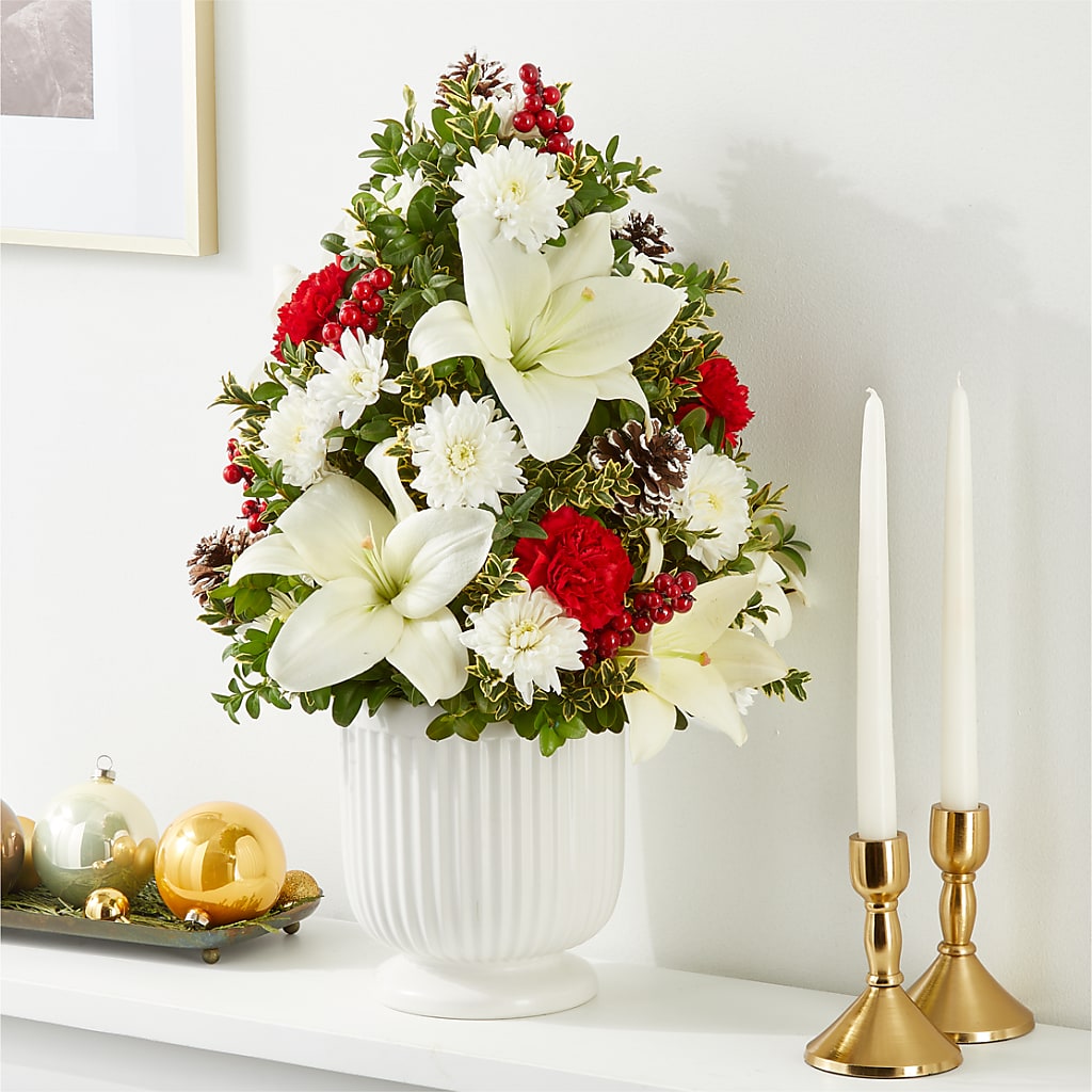 Festive Moments Tree –  Maes Flower Shop, Ville Platte LA
