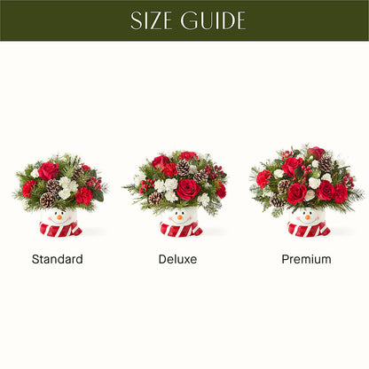 Jolly Snowman Bouquet –  Maes Flower Shop, Ville Platte LA