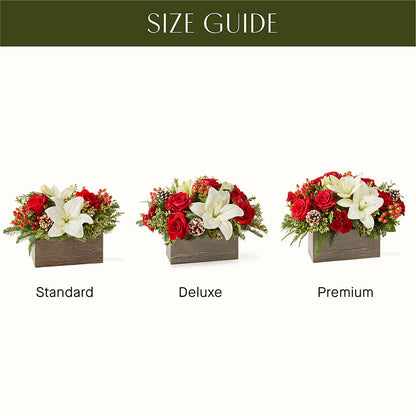 Snowy Wonderland Bouquet –  Maes Flower Shop, Ville Platte LA