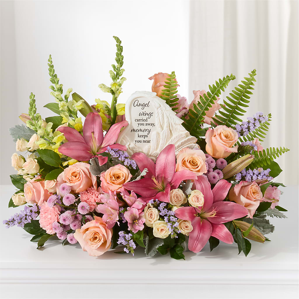 Gentle Light Arrangement –  Maes Flower Shop, Ville Platte LA