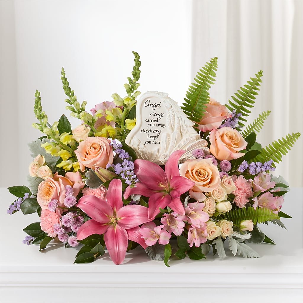 Gentle Light Arrangement –  Maes Flower Shop, Ville Platte LA